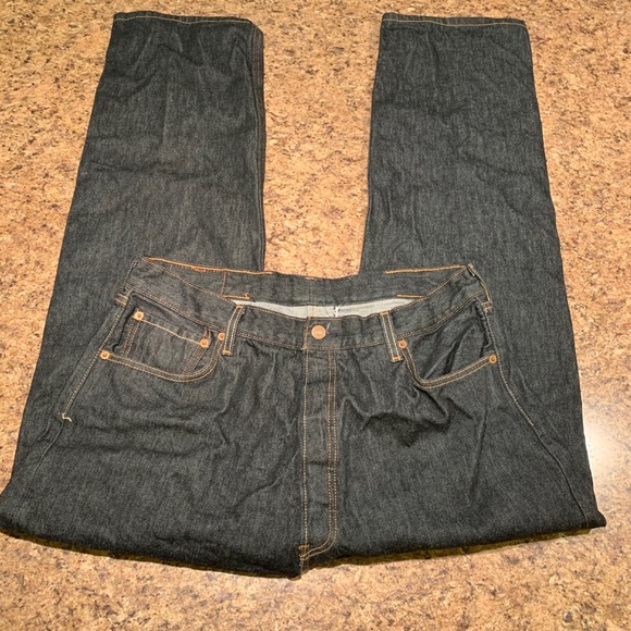 EUC Levi’s 501 XX 38 32 Black Button Fly RARE HTF - Picture 3 of 6
